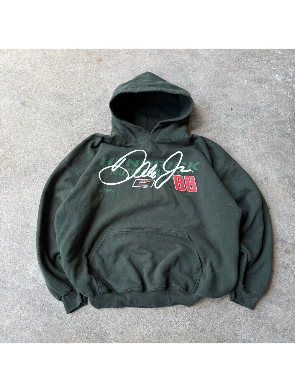 Vintage NASCAR Dale Jr #88 Diet Mtn Dew Hoodie~ Men’s Large